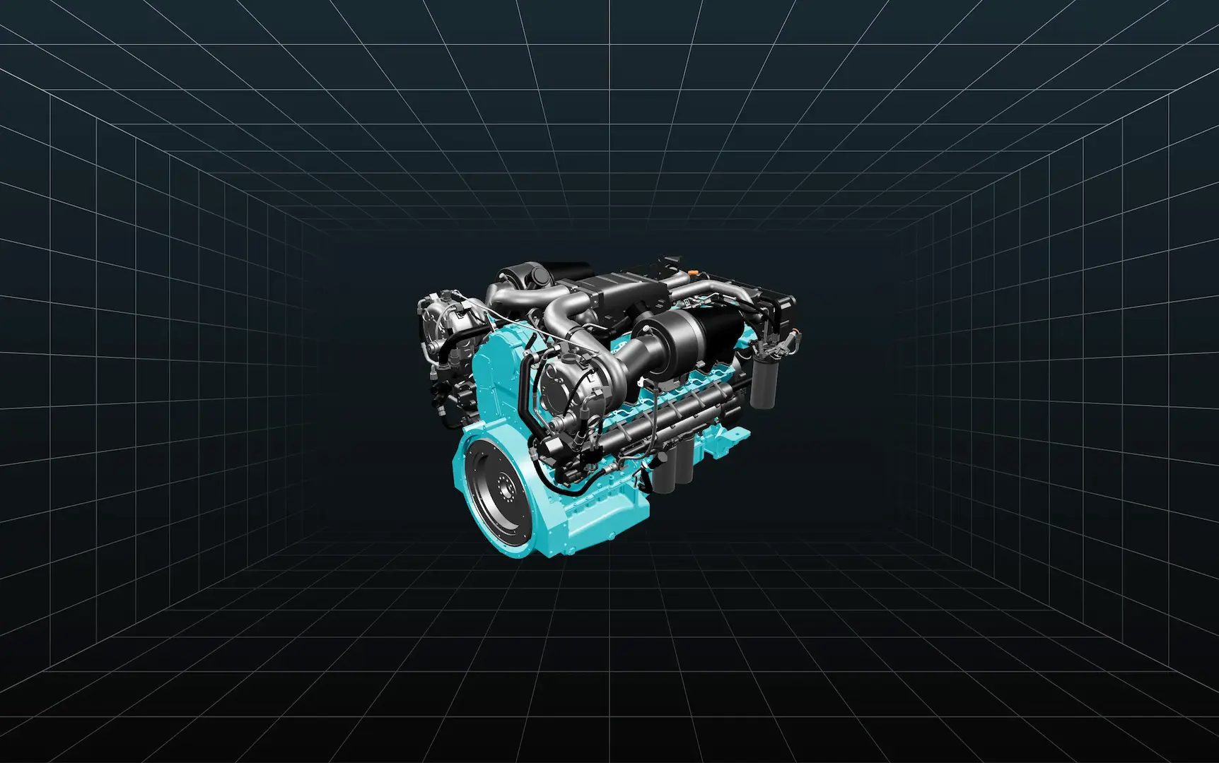 Interactive C32 engine viewer
